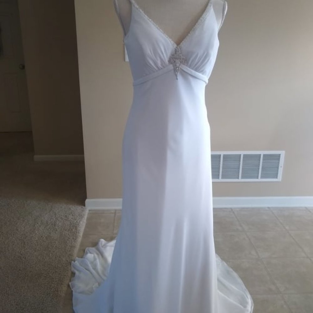 White Wedding Dress Size 8